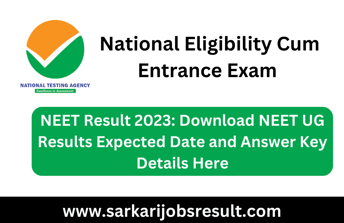 NEET Result 2023: Download NEET UG Results Expected Date and Answer Key Details Here